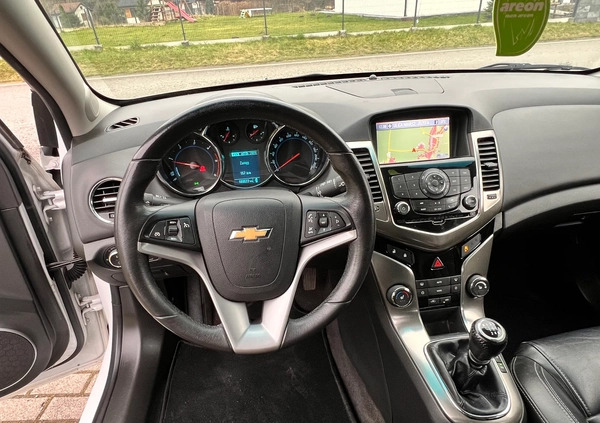 Chevrolet Cruze cena 27900 przebieg: 189595, rok produkcji 2013 z Wronki małe 667